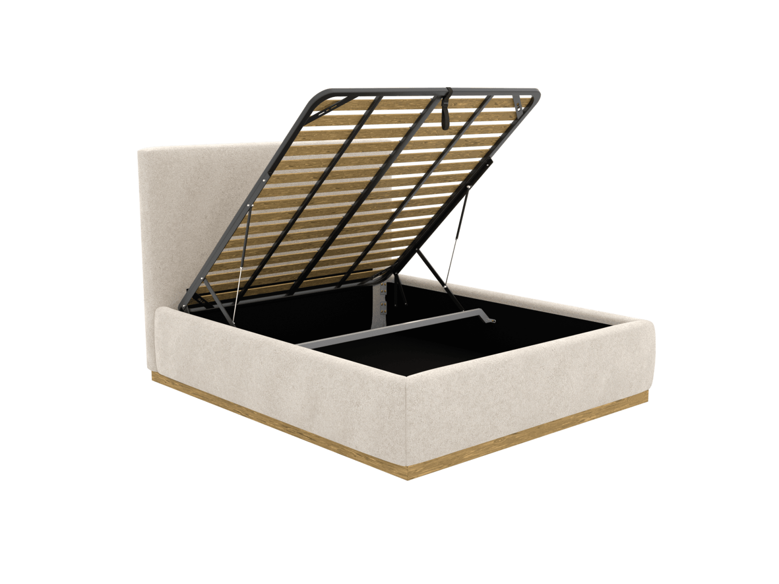 Haven Gas Lift Bed Avon Mineral color Avon Mineral
