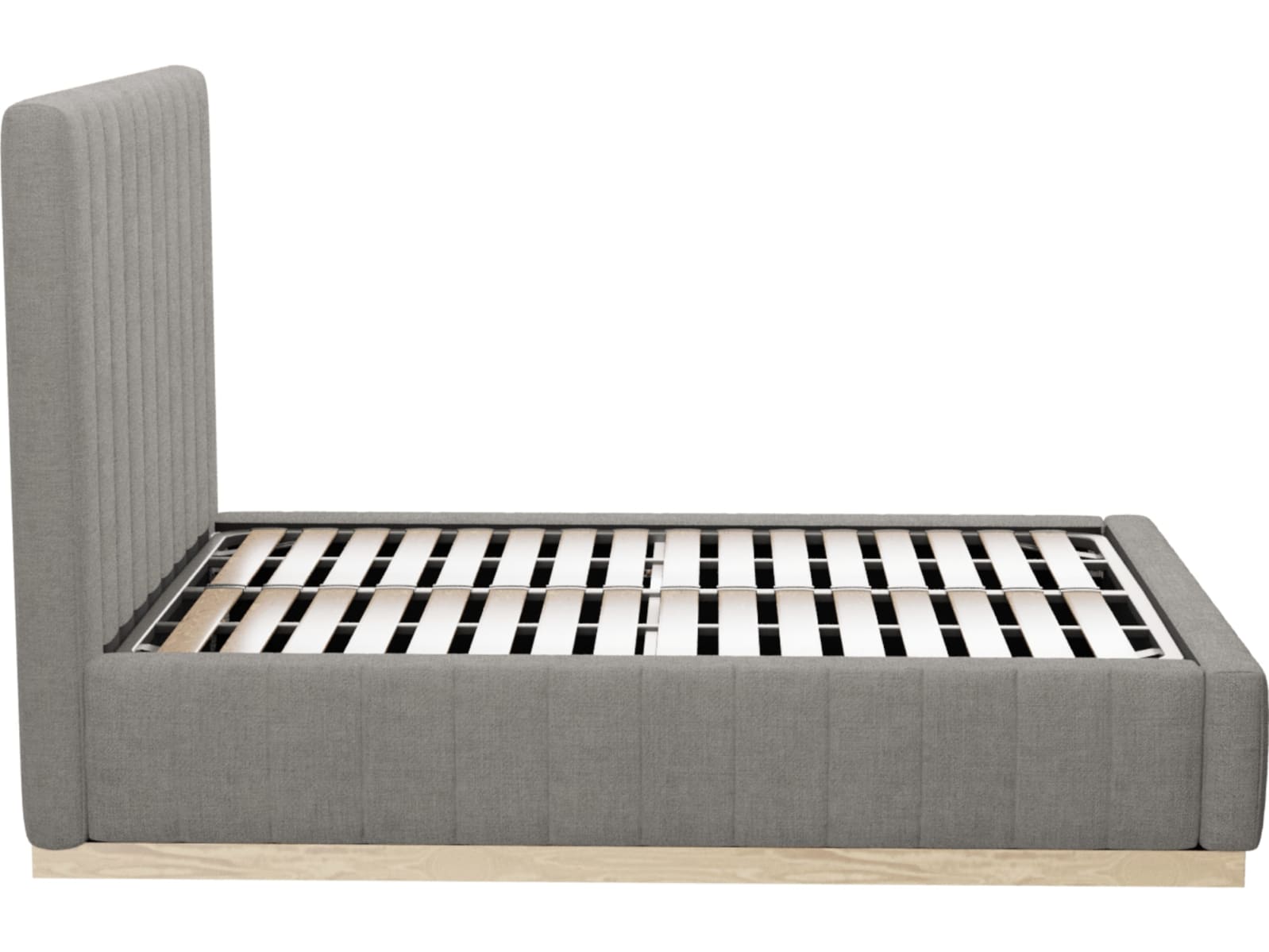 Brentwood Gas Lift Bed Isla Soft Grey color Isla Soft Grey