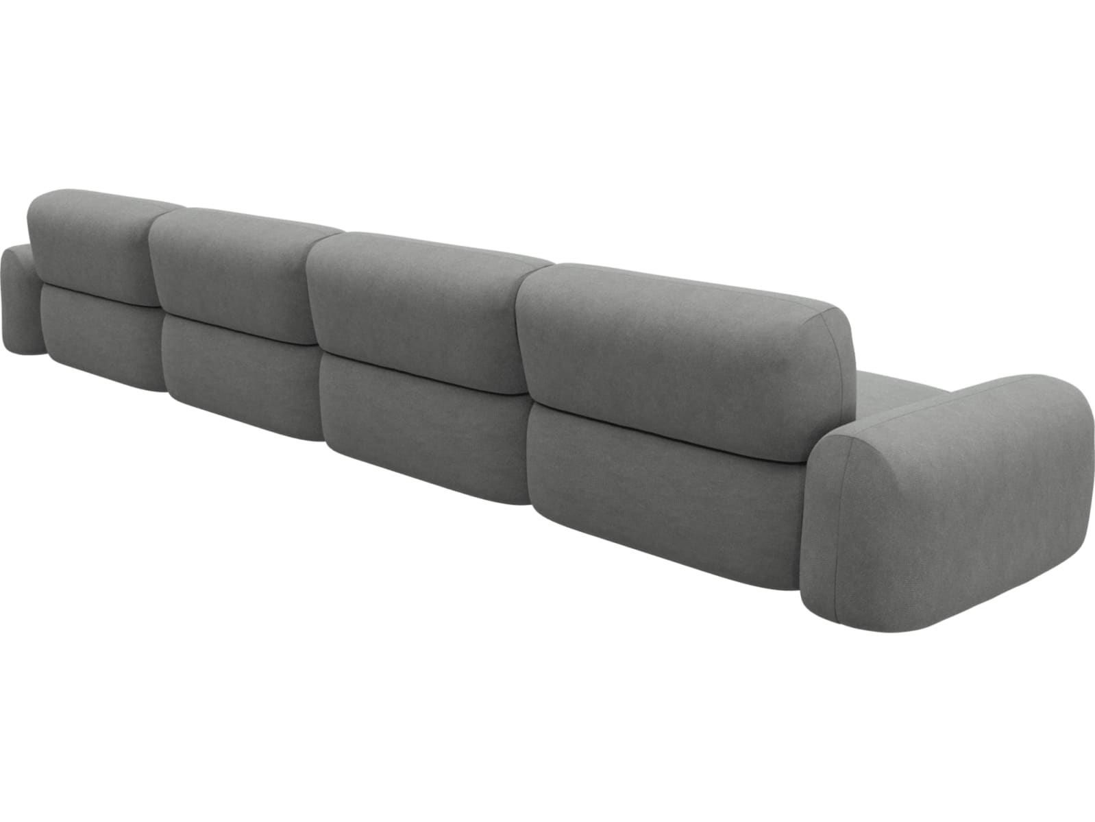 Beckett Maya Flint Modular Sofa - 4 Seater color Maya Flint