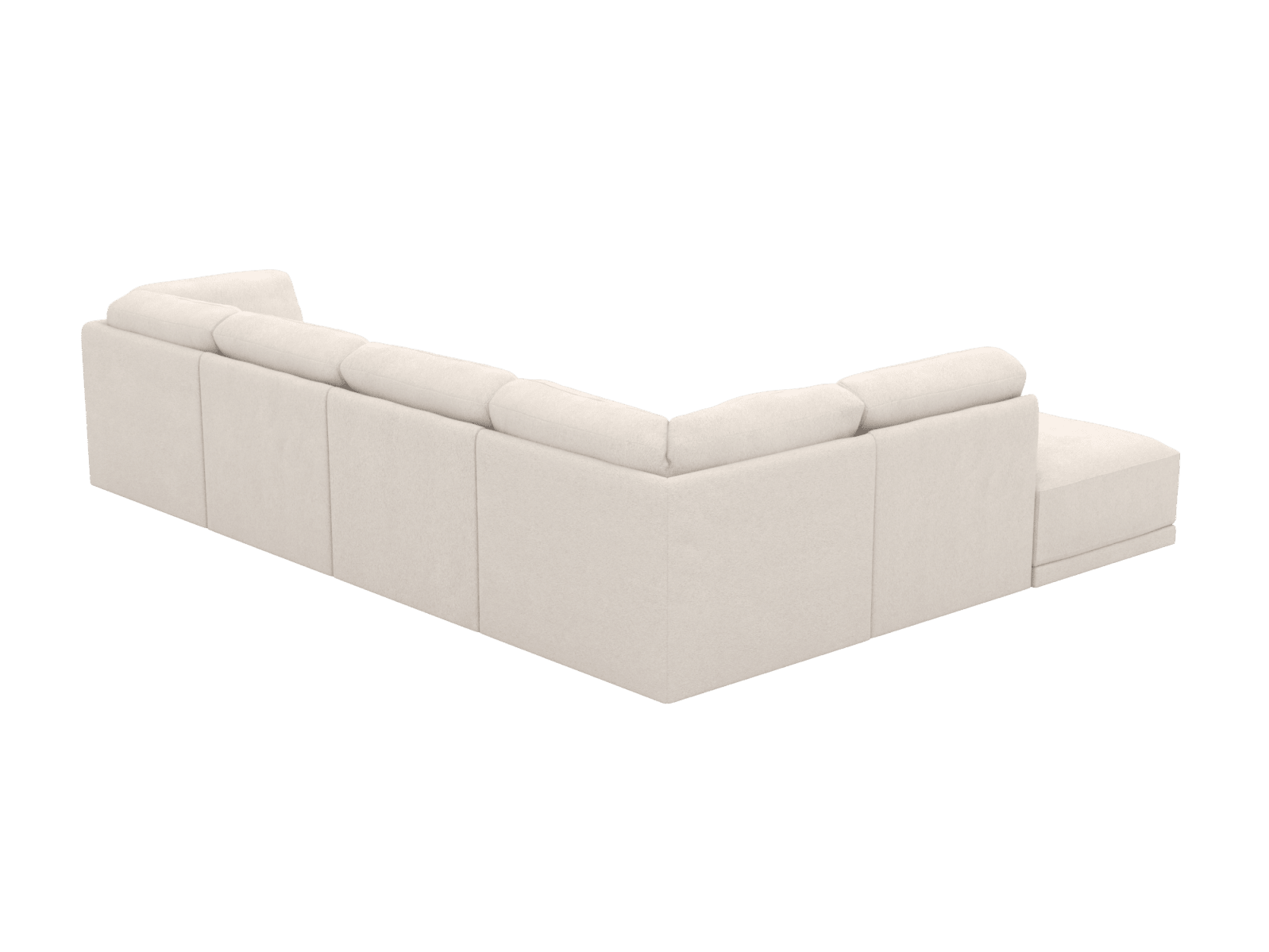 Emily Kent Bisque Modular Sofa - 6 Seater color Kent Bisque