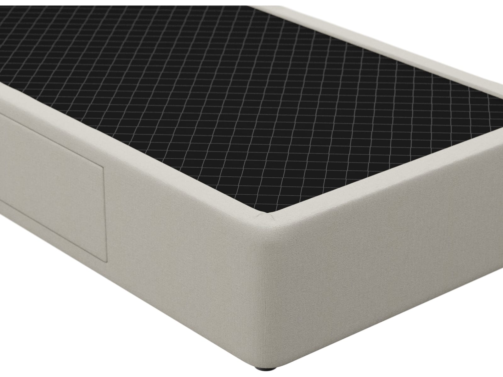 Zenith Kids 1 Storage Drawer Bed Base View Cream color View Cream