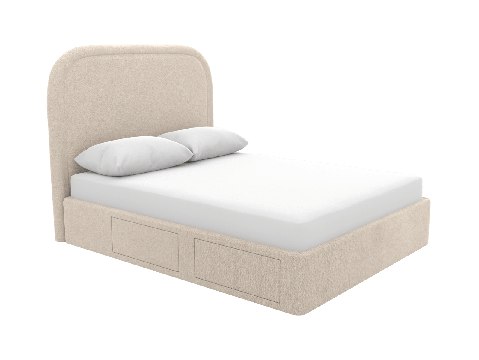 Libby Zenith Storage Drawer Bed Avon Taupe color Avon Taupe