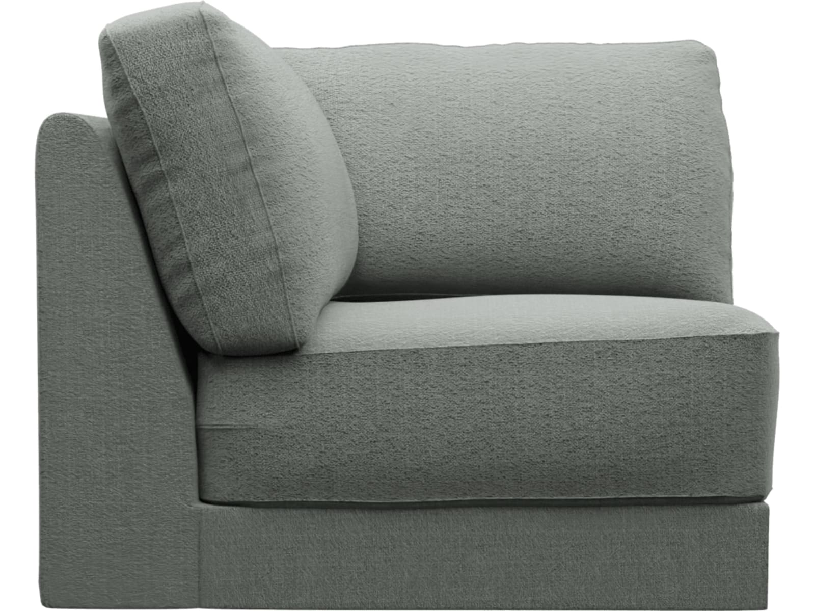 Monica Tribute Storm Corner Sofa Chair Module color Tribute Storm