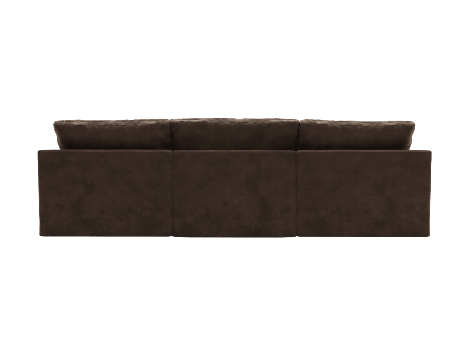 Retreat Muse Chocolate Modular Sofa - 3 Piece color Muse Chocolate