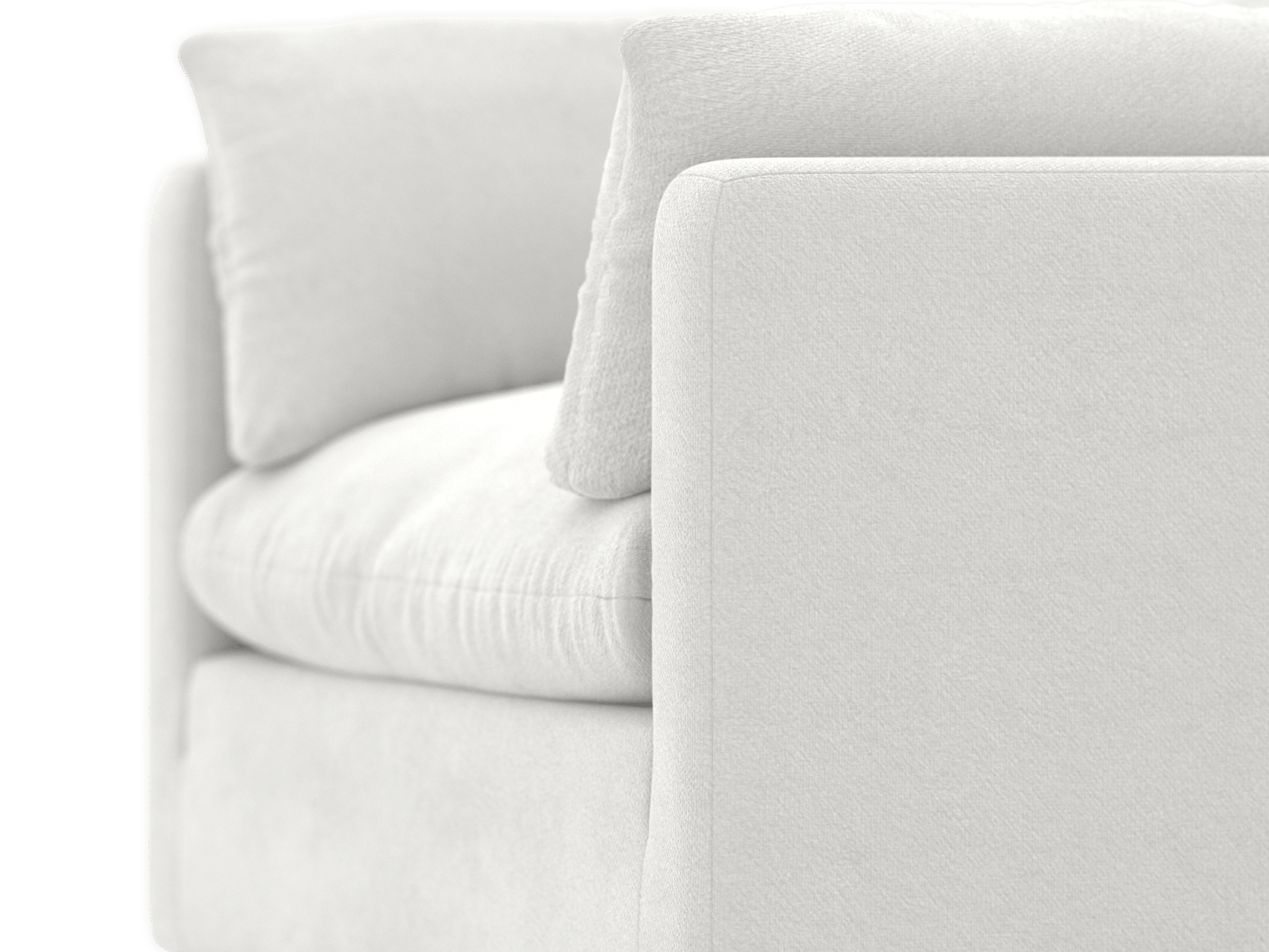 Willow Muse Frost Armchair color Muse Frost