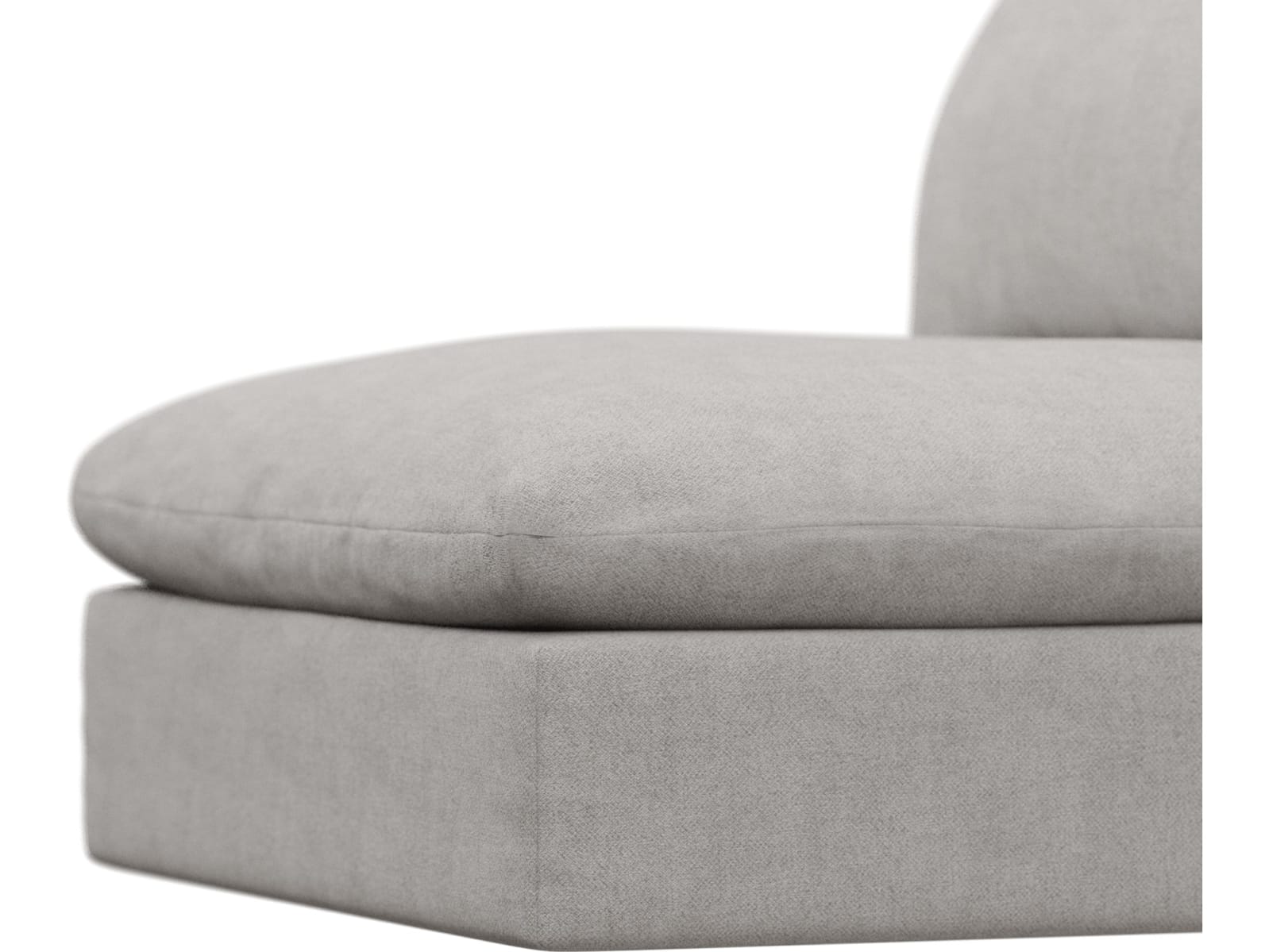 Willow Avon Mineral Armless Sofa Module color Avon Mineral