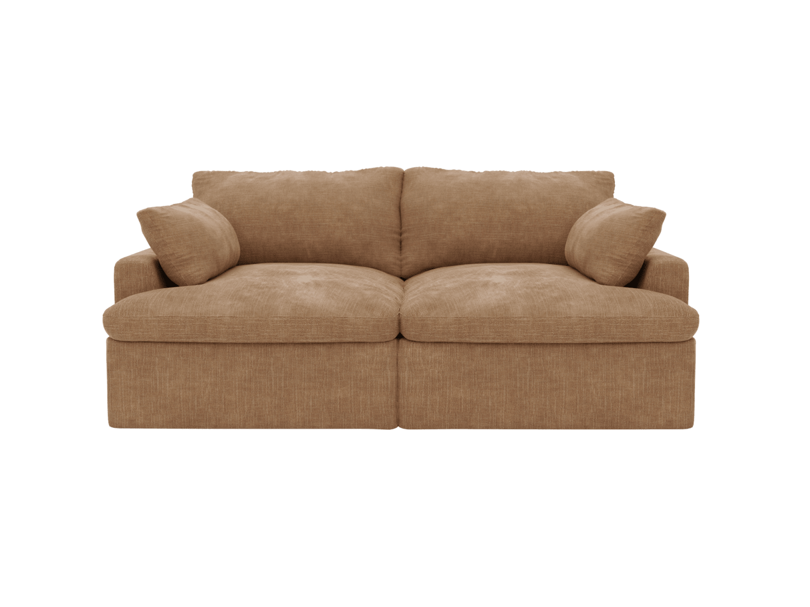 Retreat Tribute Chestnut Modular Sofa - 2 Piece color Tribute Chestnut