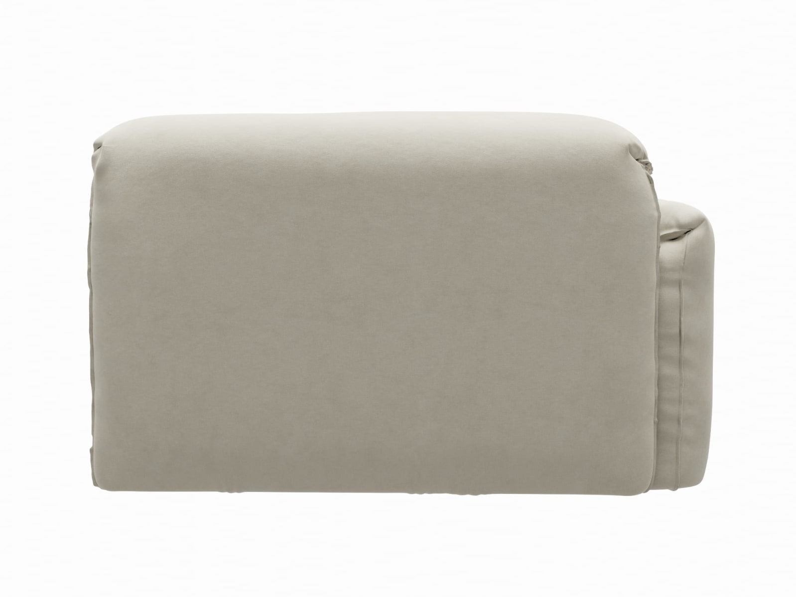 Clarence Muse Flax 2 Seat Left Arm Facing Sofa Module color Muse Flax