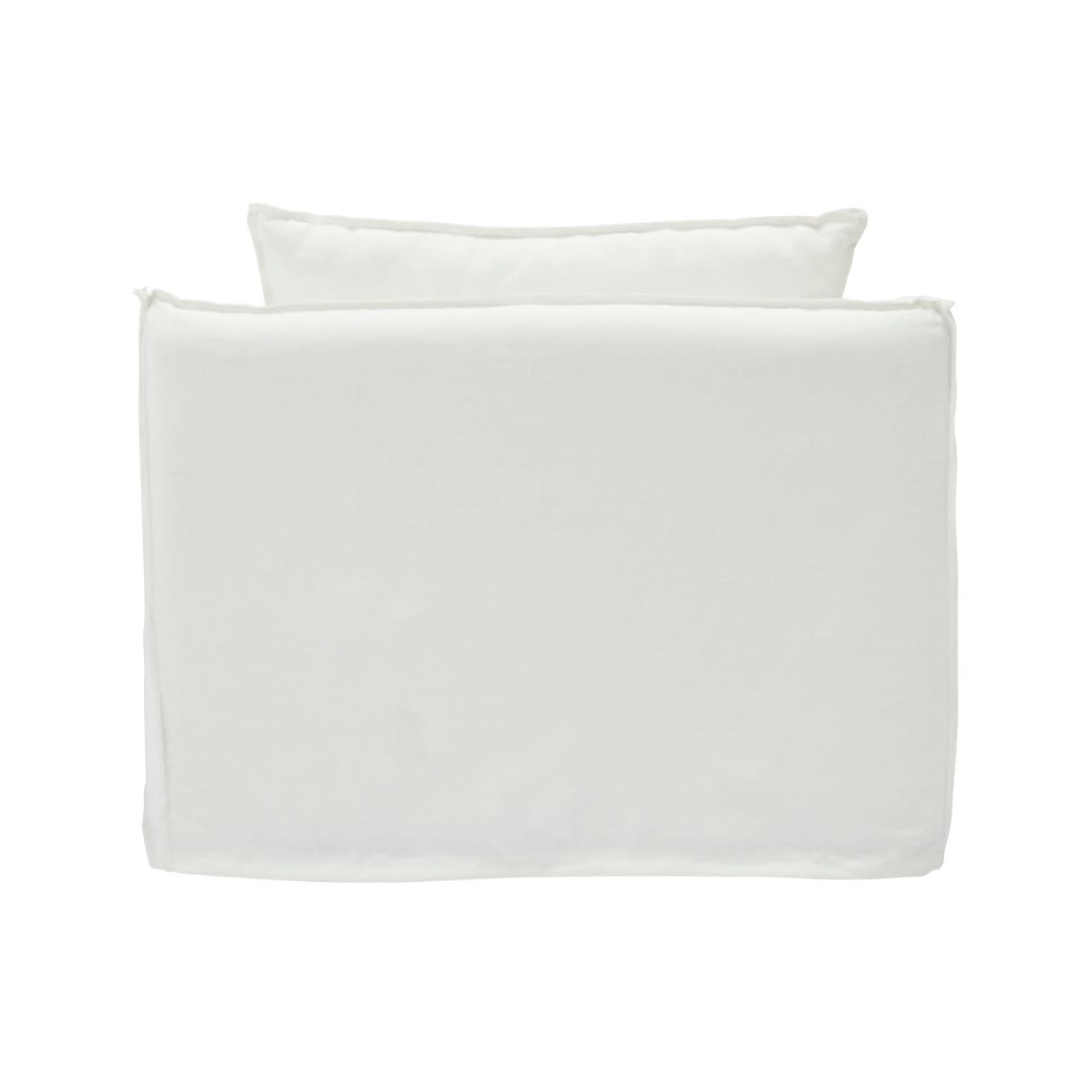 Como Mini Chair White color Linen White