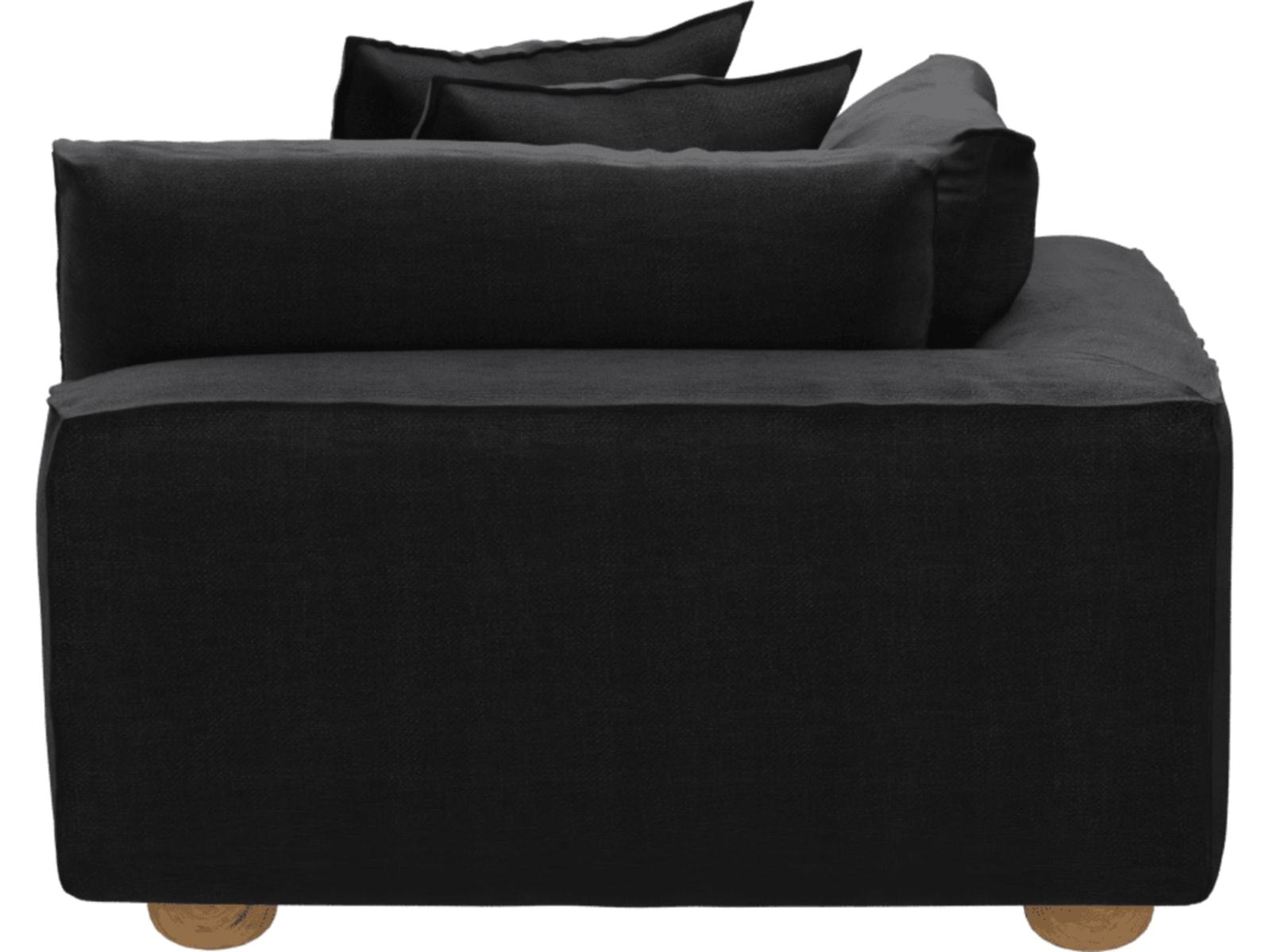 Tully Plaza Flint Grey Corner Sofa Chair Module color Plaza Flint Grey