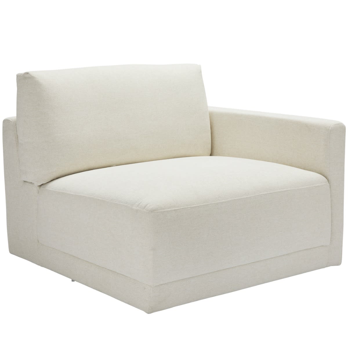 Haven California Ivory Right Arm Facing Chair Module color California Ivory