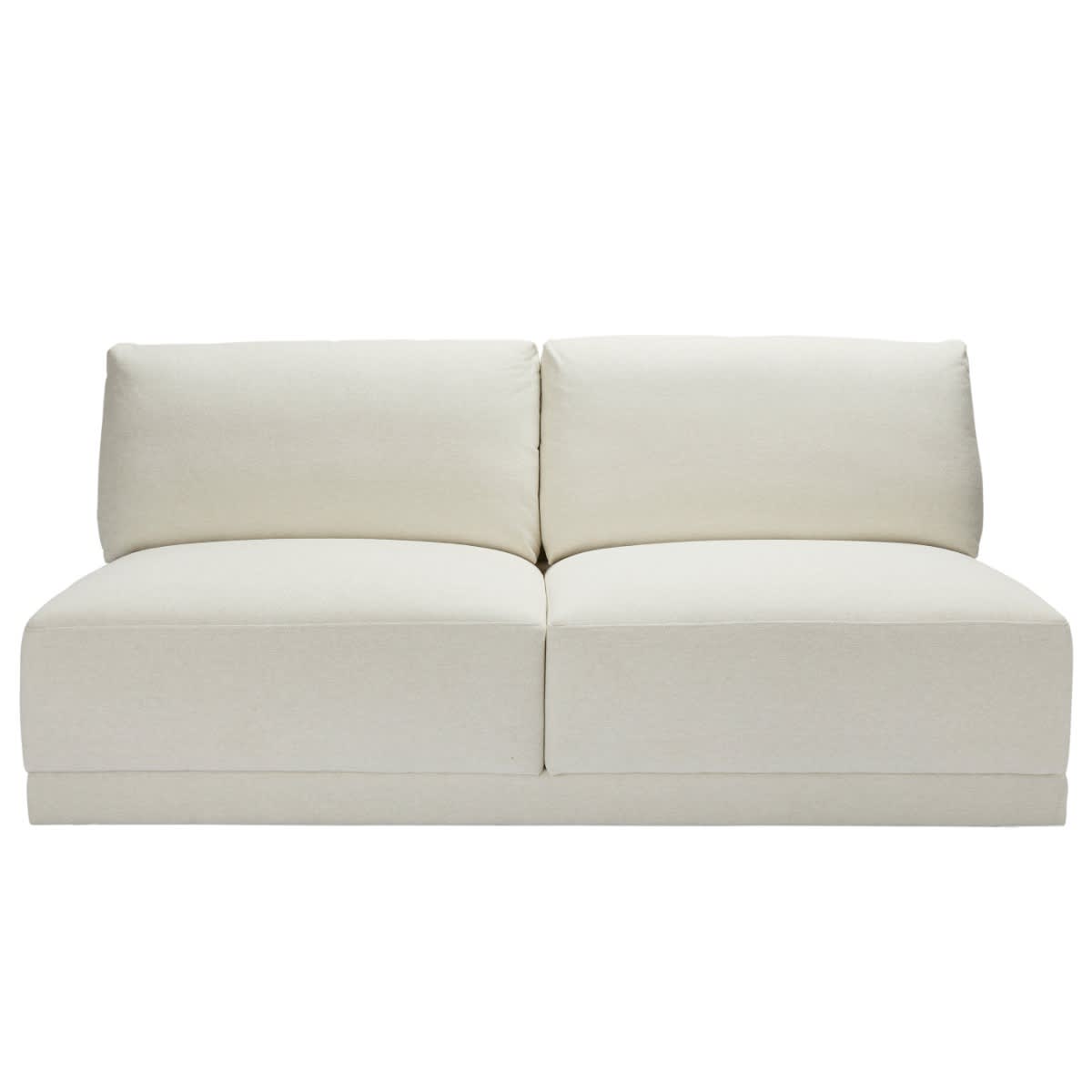 Haven California Ivory 2 Seater Armless Sofa Module color California Ivory