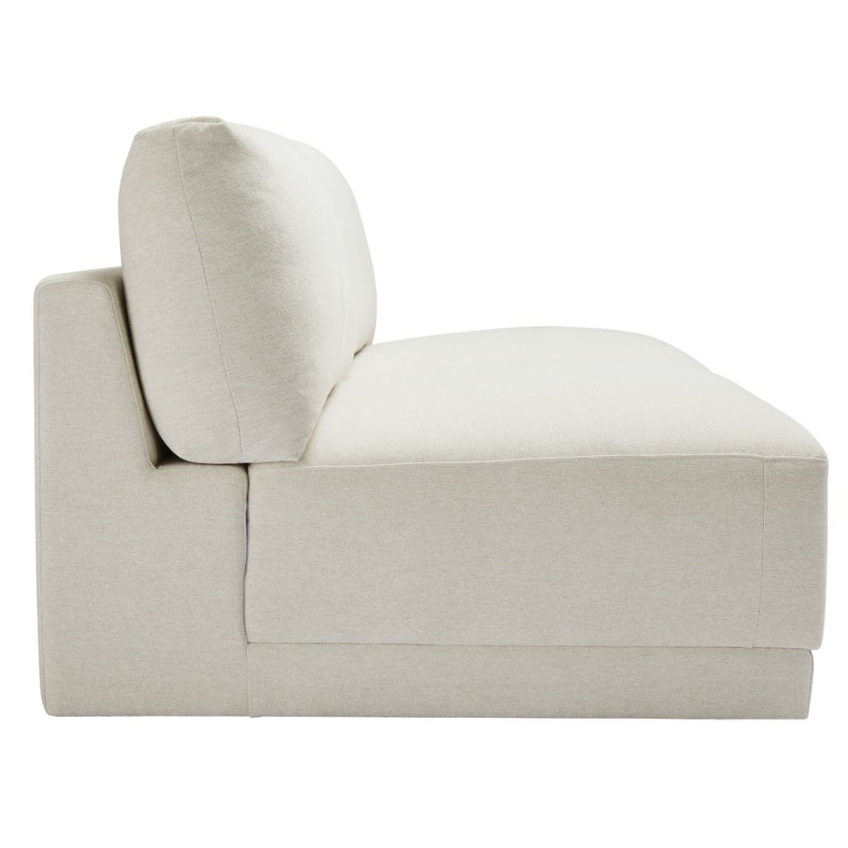 Haven California Ivory 2 Seater Armless Sofa Module color California Ivory