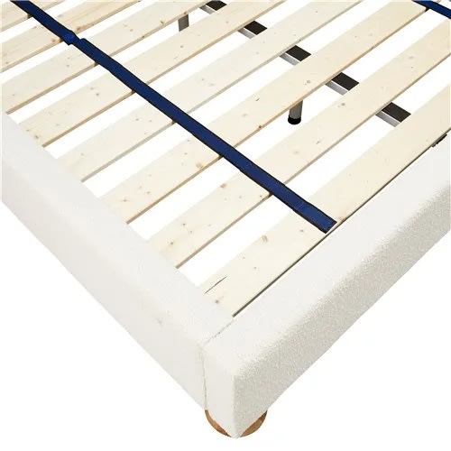 Maeve Boucle Fashion Bed Ivory - Single color Ivory