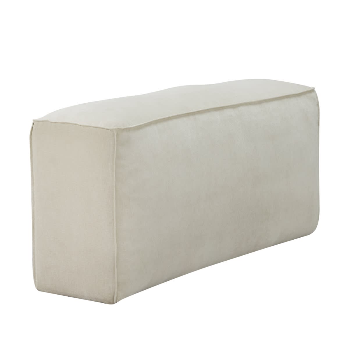 Riley Armrest Module Slip Cover Muse Flax color Muse Flax