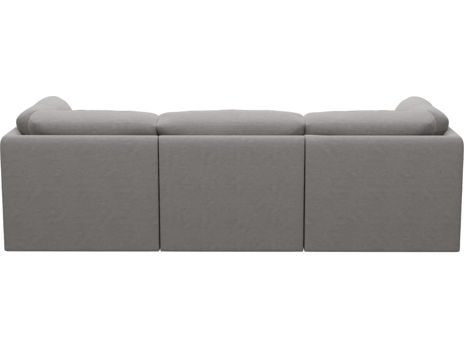 Emily Modular Sofa View Steel - 3 Piece color View Steel