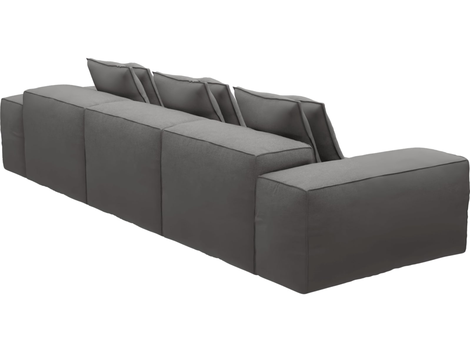Riley California Slate Modular Sofa - 3 Seater color California Slate