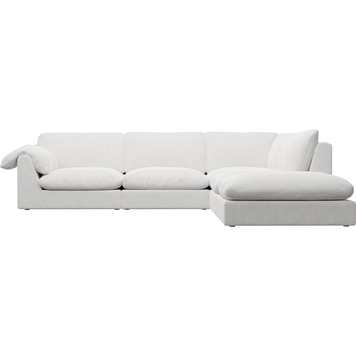 Ludlow Noa Fog Sofa - 5 Seater RAF Terminal color Noa Fog