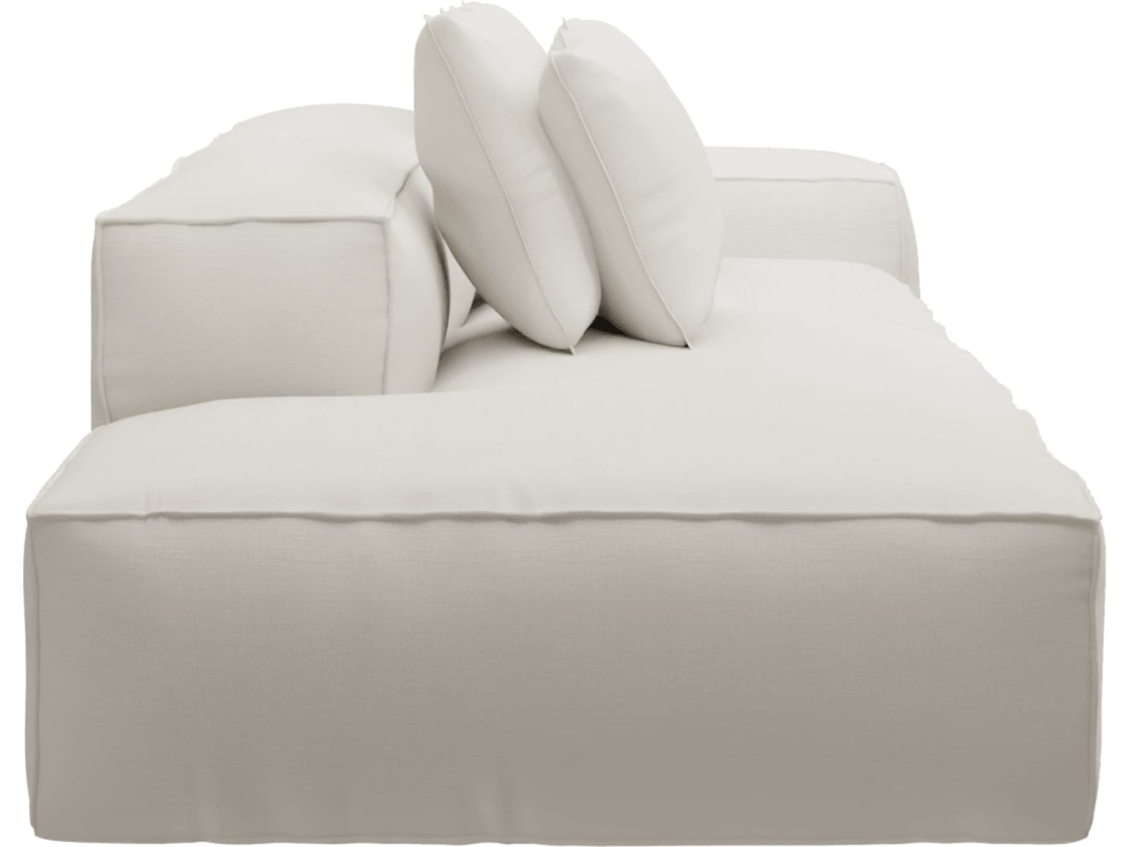 Riley Tribute Ice Modular Sofa - 1x Arm, 1x Armless, 1x Left Terminal color Tribute Ice