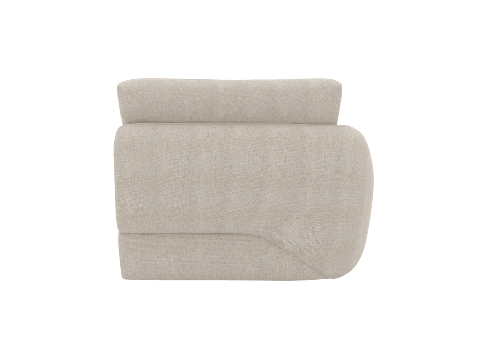 Esme View Cream Left Arm Facing Chaise Module color View Cream