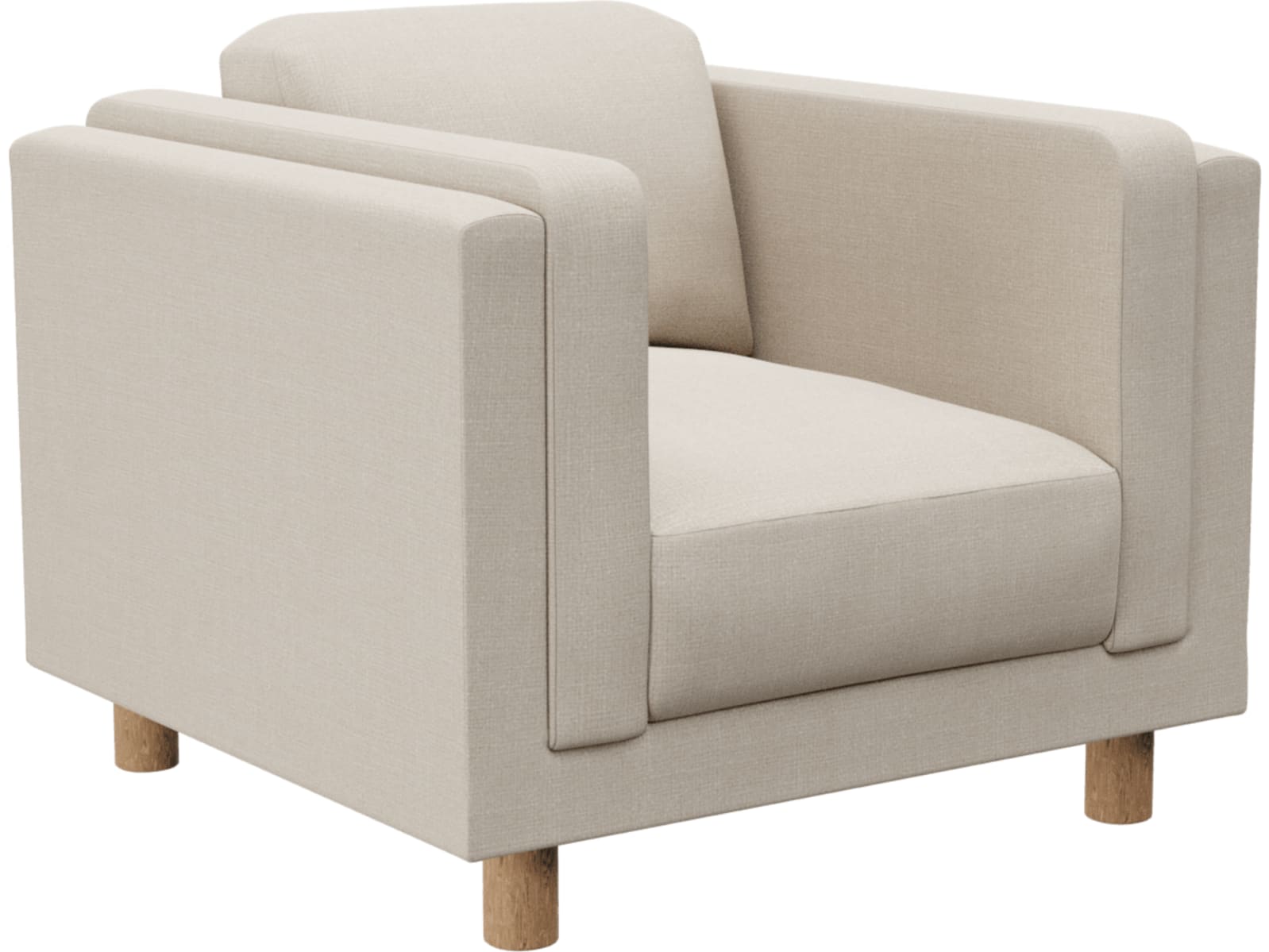 Hayes Santa Fe Sand Armchair color Santa Fe Sand