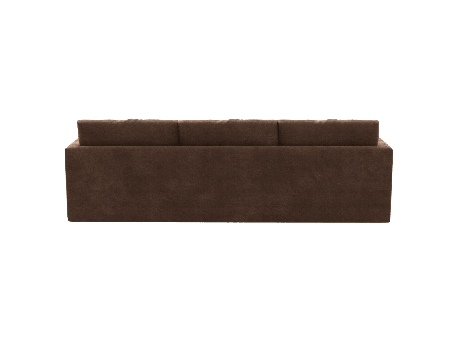 Haven Muse Chocolate 3 Seater Chaise Sofa color Muse Chocolate