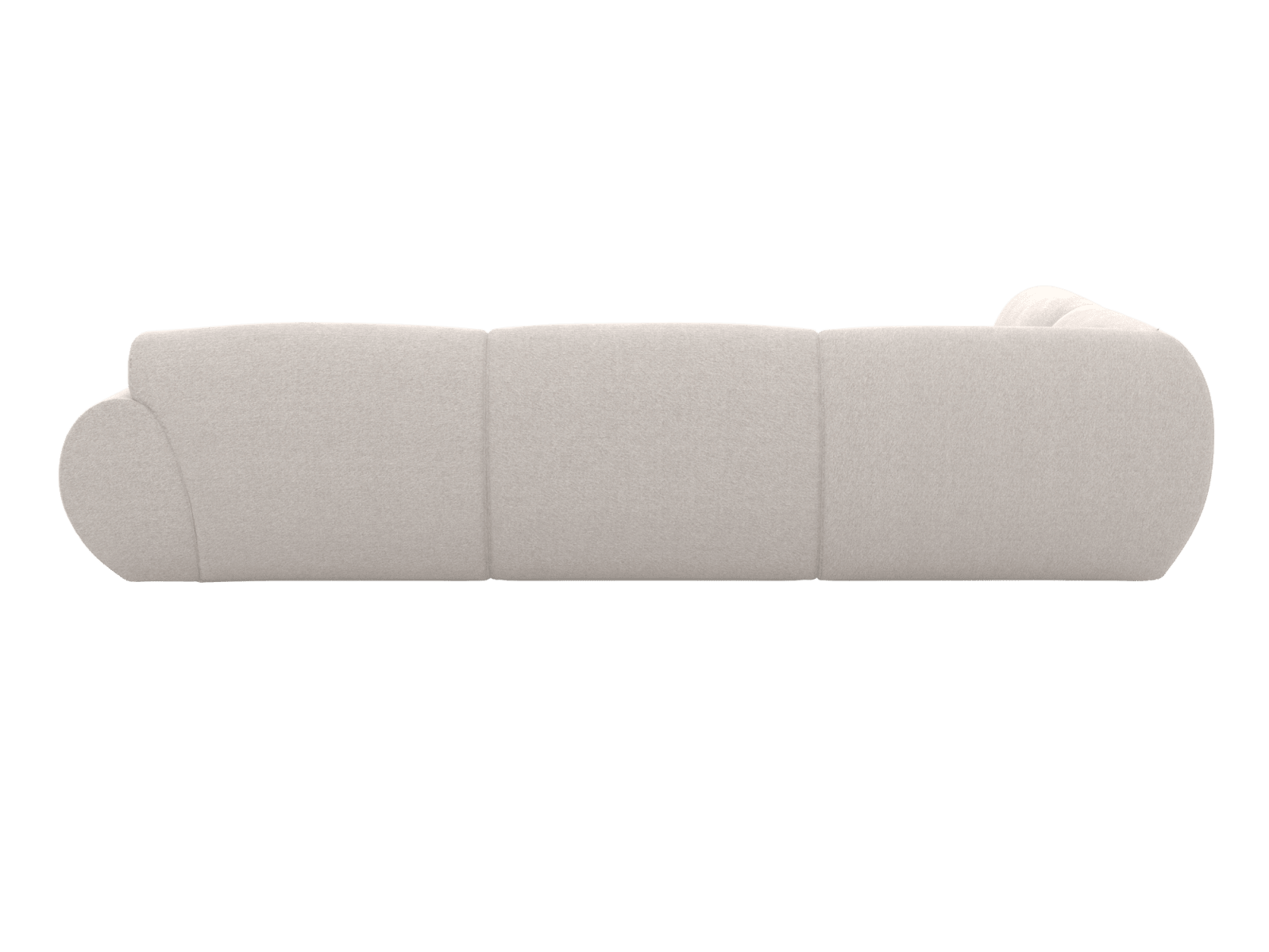Malmo Toorak Pearl Sofa - 5 Seater LAF Terminal color Toorak Pearl