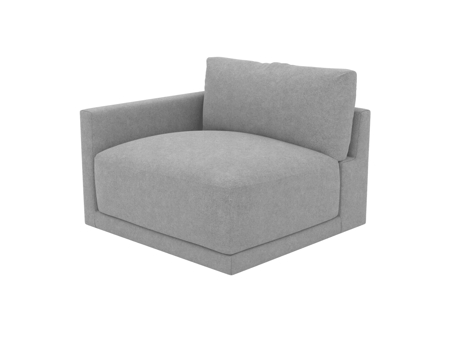 Haven California Slate Left Arm Facing Sofa Module color California Slate