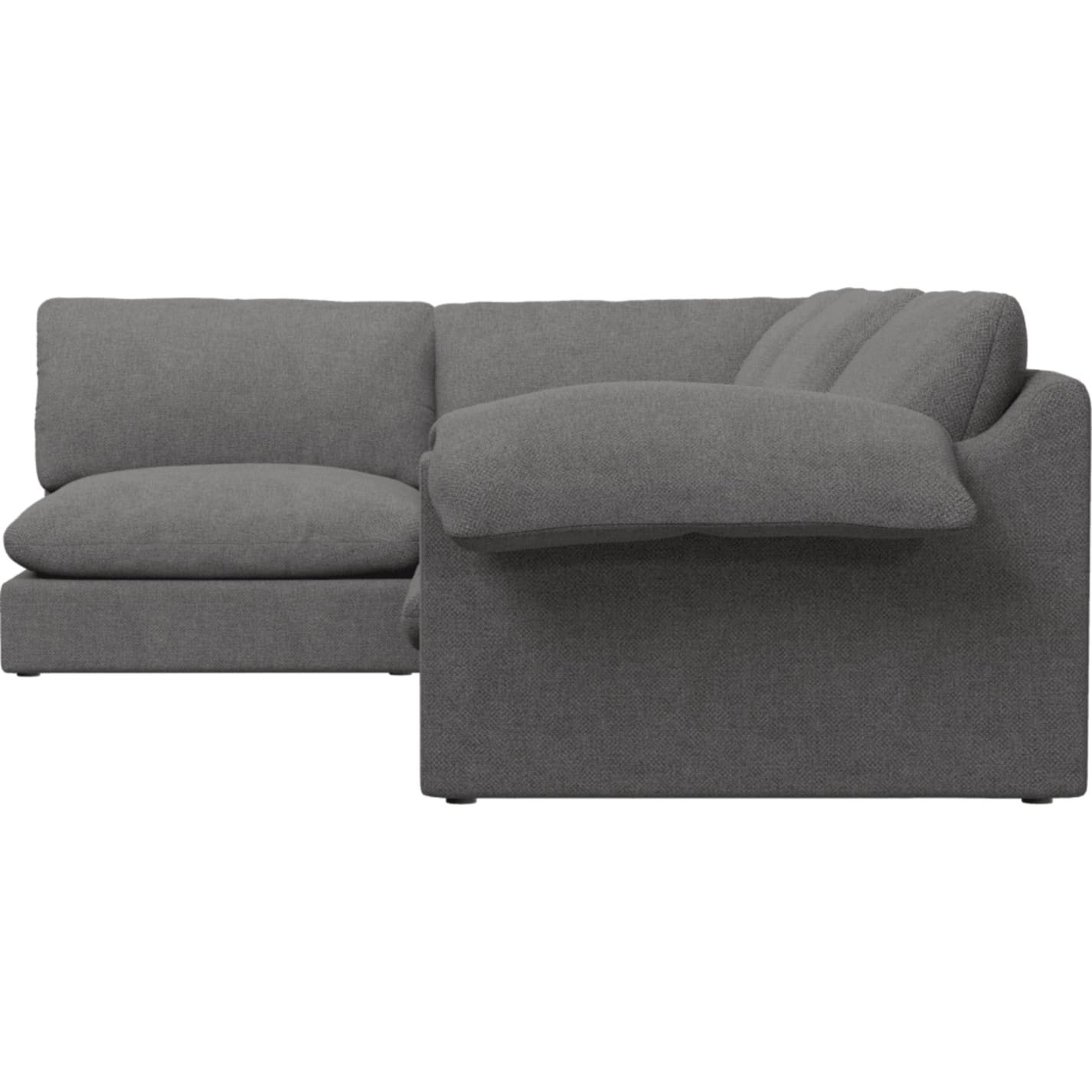 Ludlow California Slate Sofa - 4 Seater LAF Terminal color California Slate