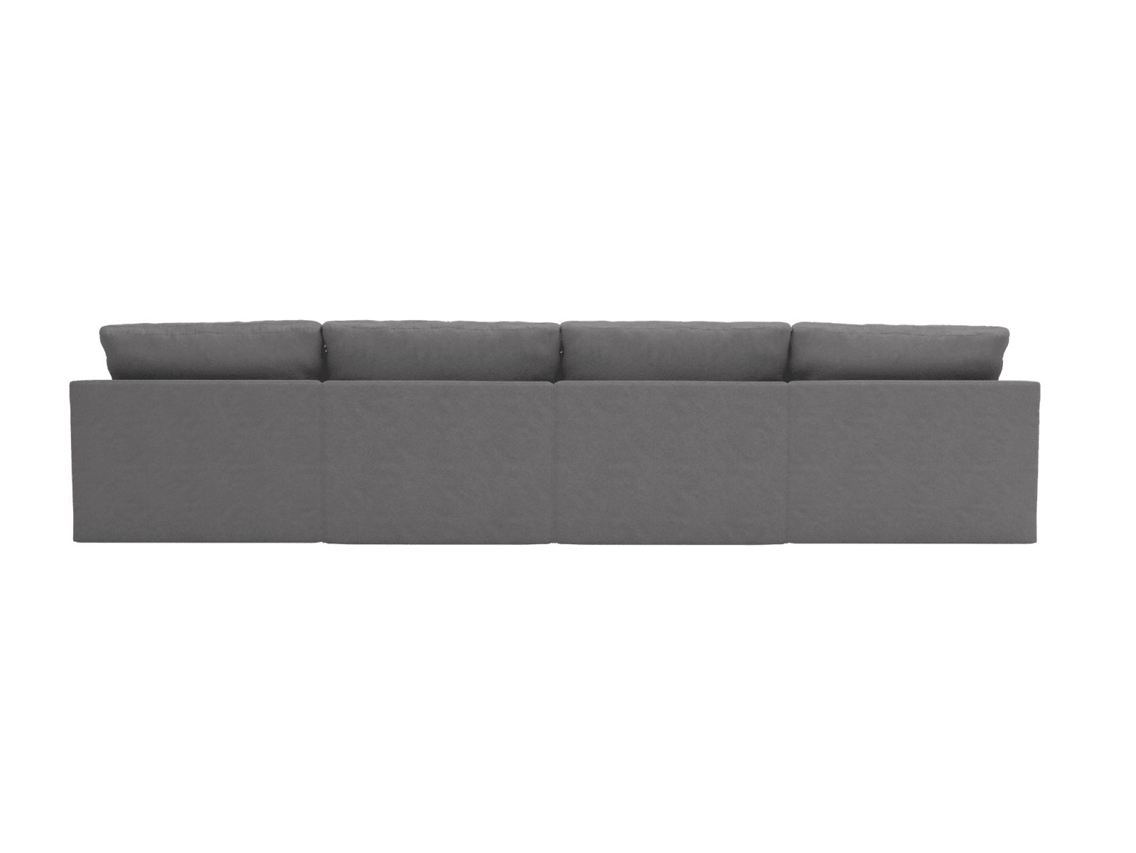 Retreat View Steel Modular Sofa - 4 Piece color View Steel