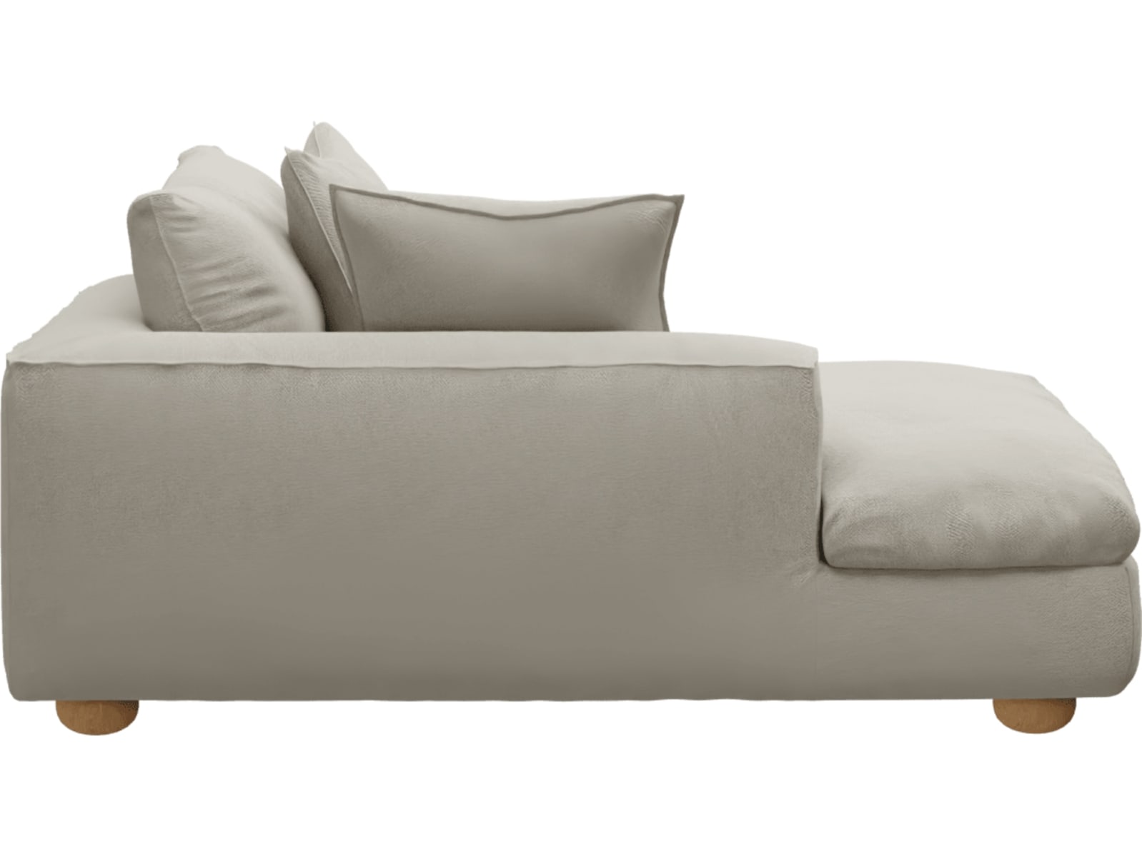 Tully Noa Desert Chaise Left Arm Facing Module color Noa Desert