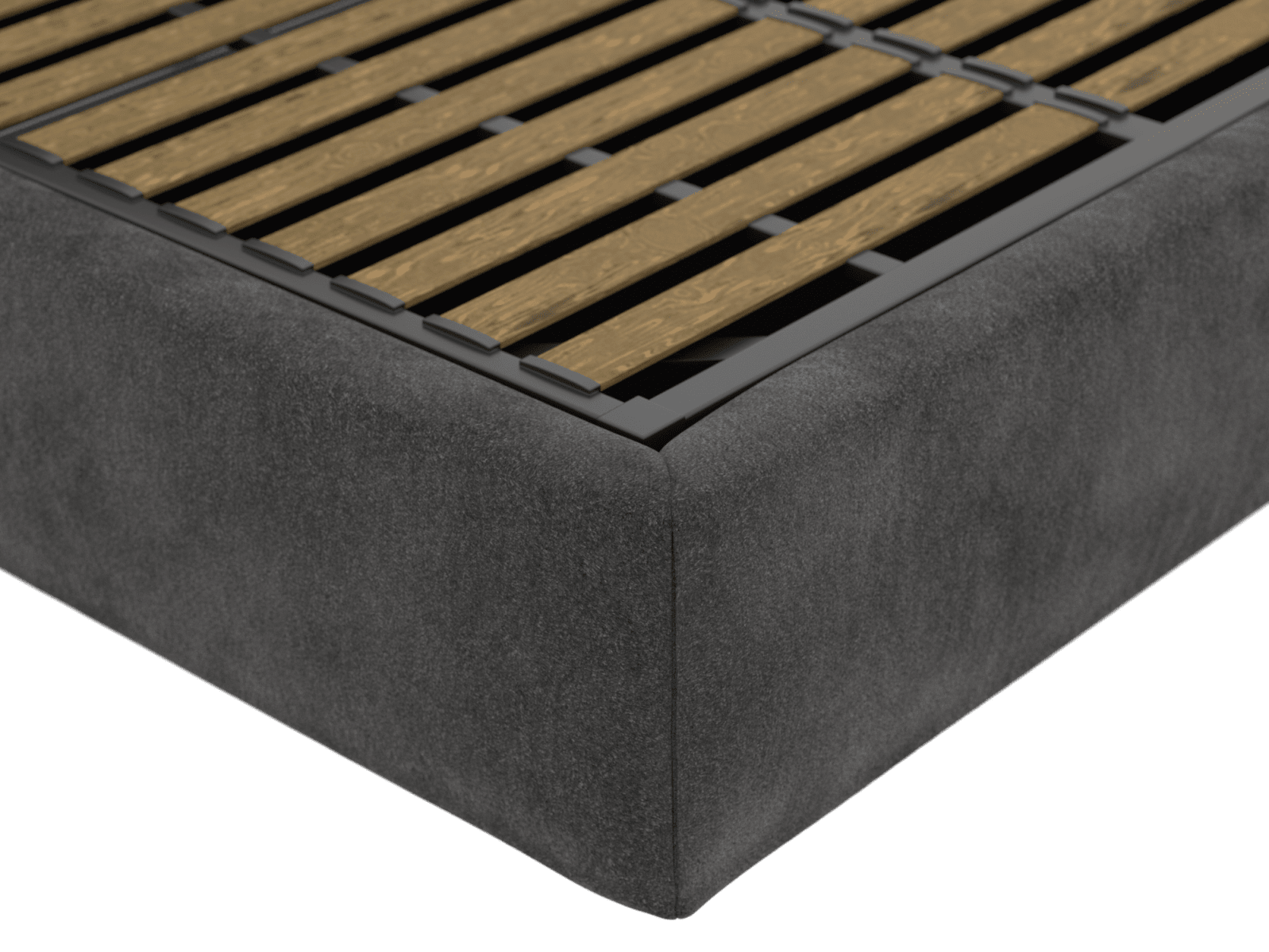 Willow Gas Lift Bed California Charcoal color California Charcoal