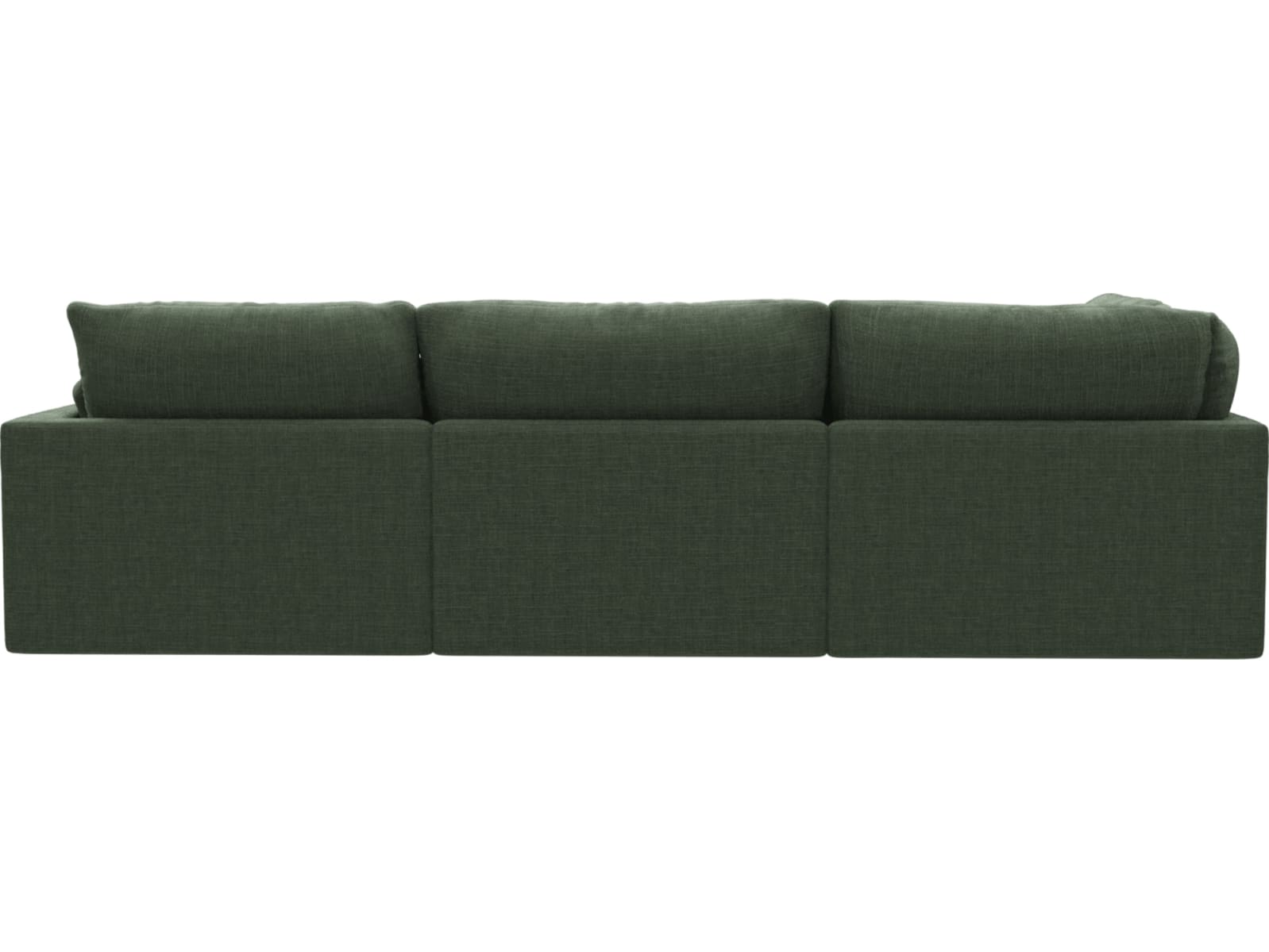Willow Tribute Dark Jade Corner Sofa - 4 Seater LAF Terminal color Tribute Dark Jade