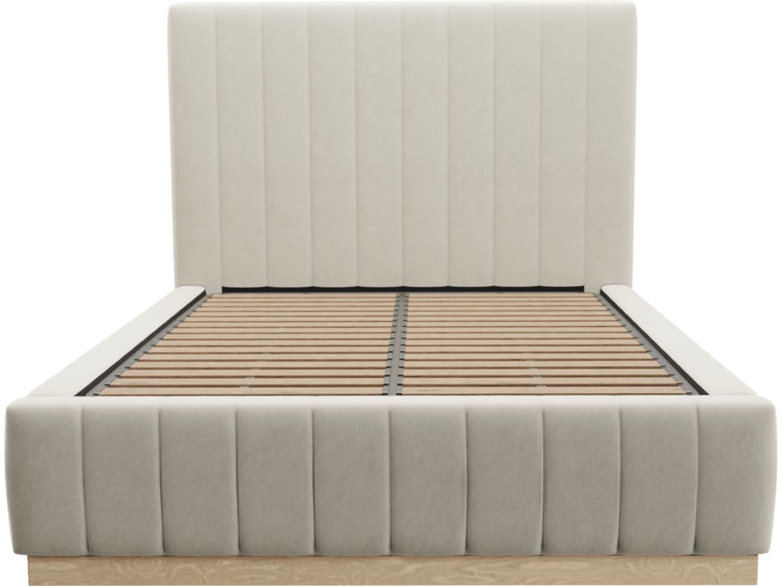 Brentwood Gas Lift Bed Muse Flax color Muse Flax