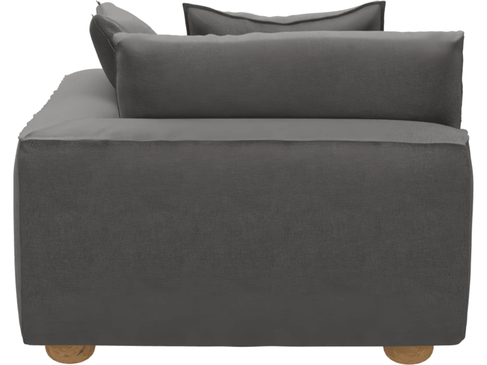 Tully California Slate Chaise Right Arm Facing Module color California Slate