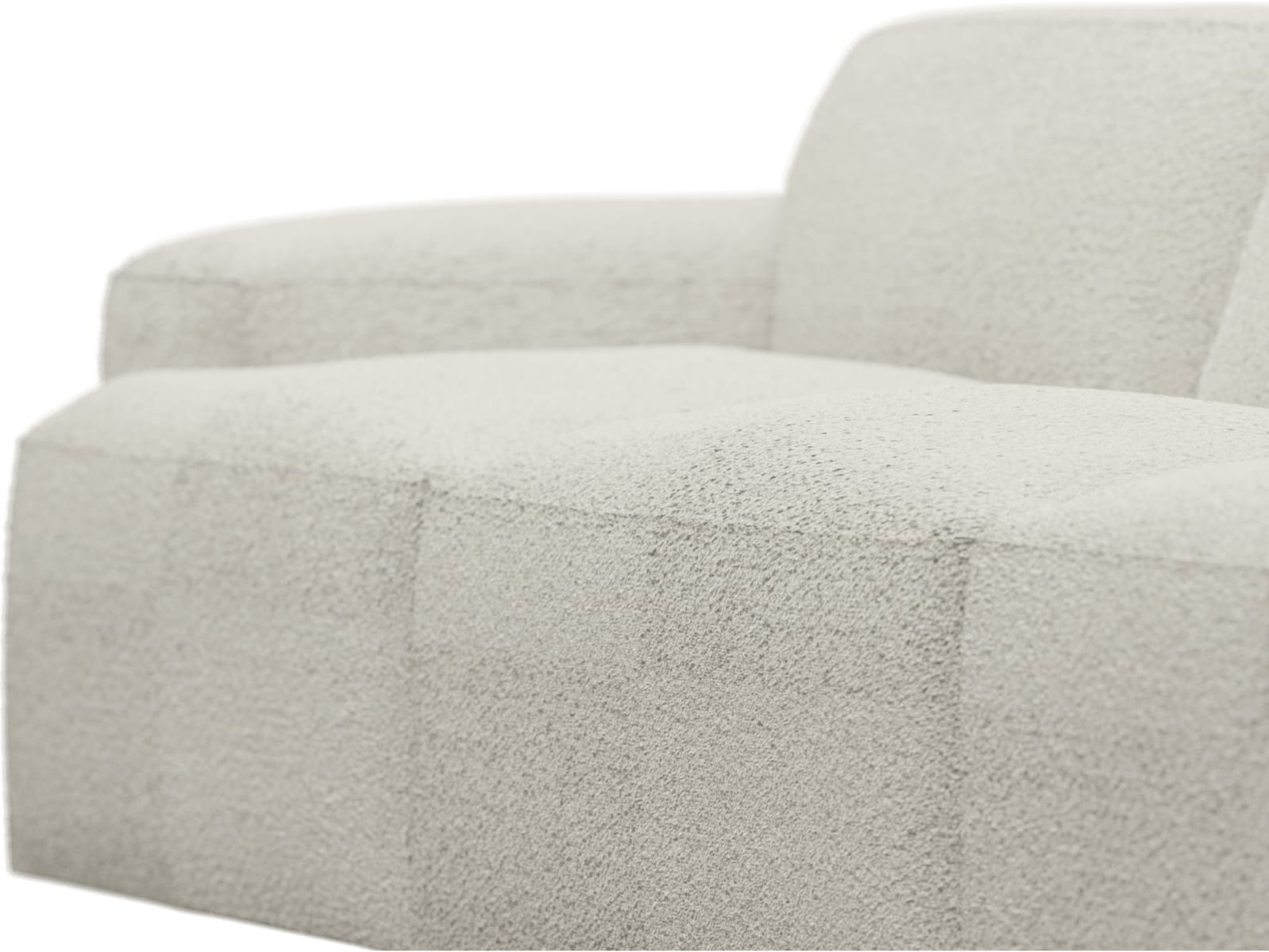 Copenhagen Boucle Ivory Sofa - 3 Seater color Boucle Ivory