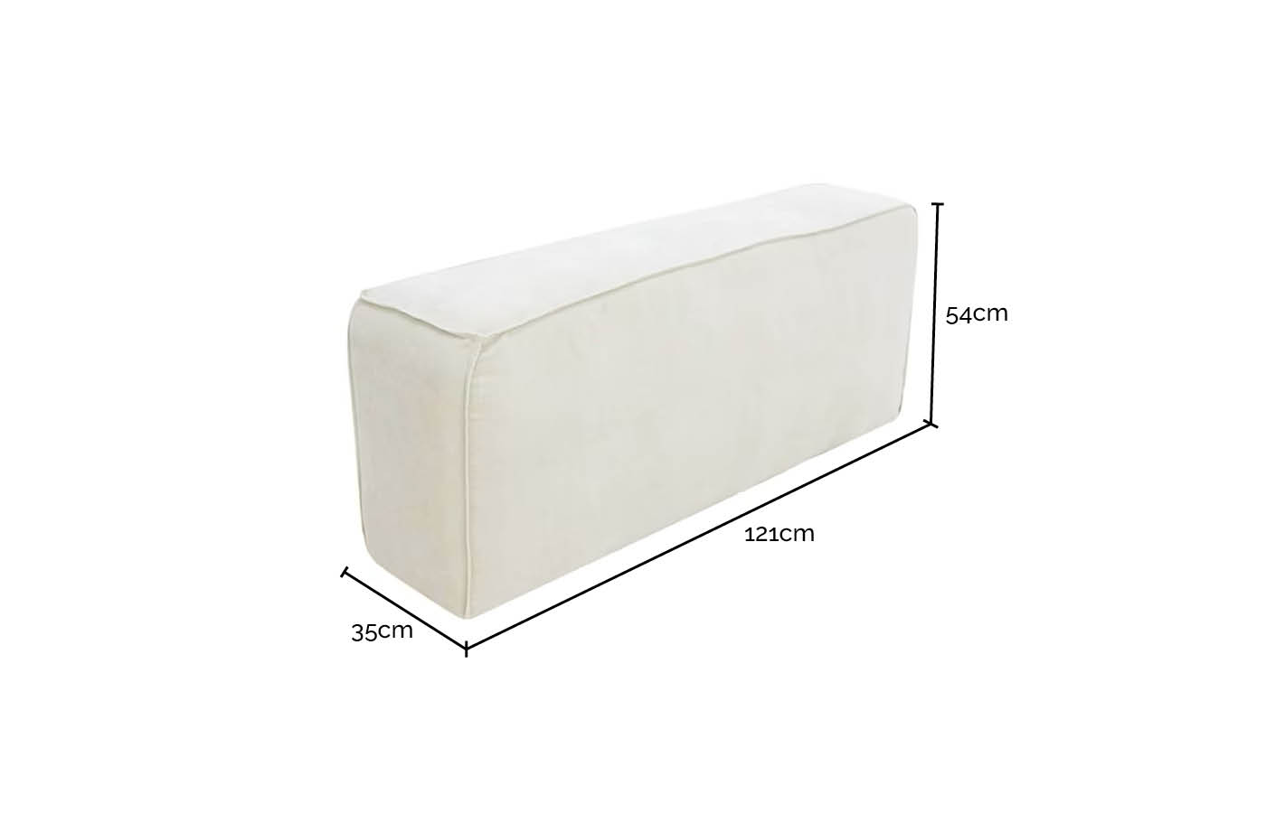 Riley Muse Soft Brown Armrest Sofa Module color Muse Soft Brown