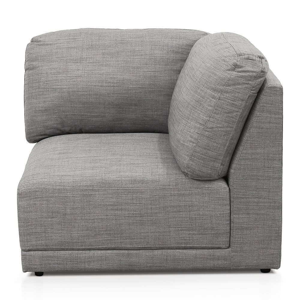 Amelia Modular Sofa Isla Soft Grey - 4 Piece color Soft Grey