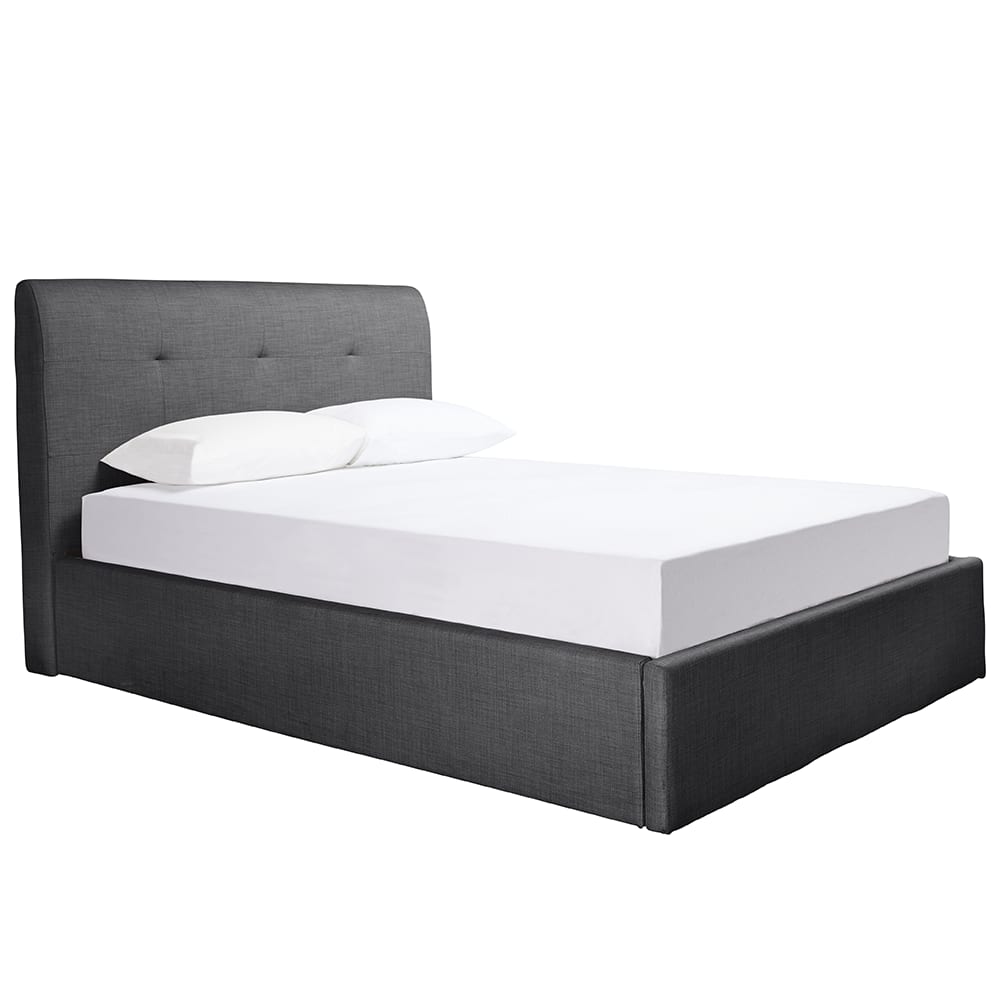 Terrigal Bed Frame Charcoal color Charcoal