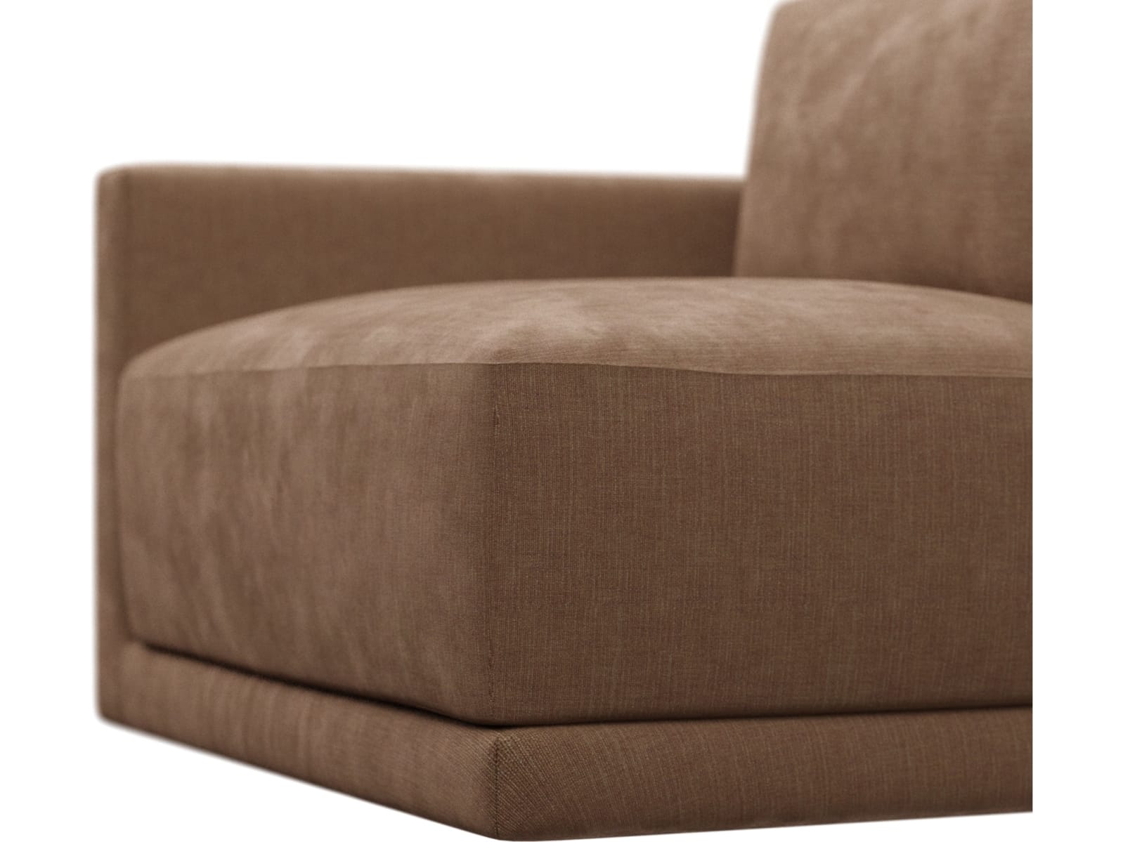 Haven Tribute Chestnut Left Arm Facing Chair Sofa Module color Tribute Chestnut