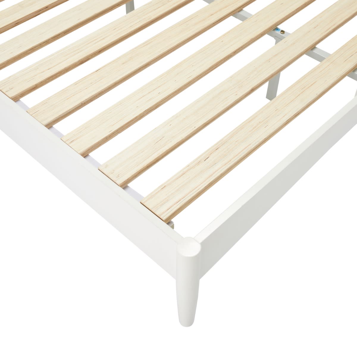 Larsen Bed White color White
