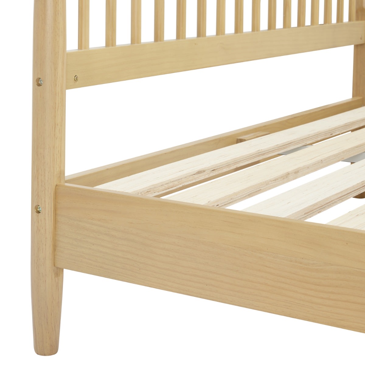Larsen Bed Natural White Wash color Natural White Wash