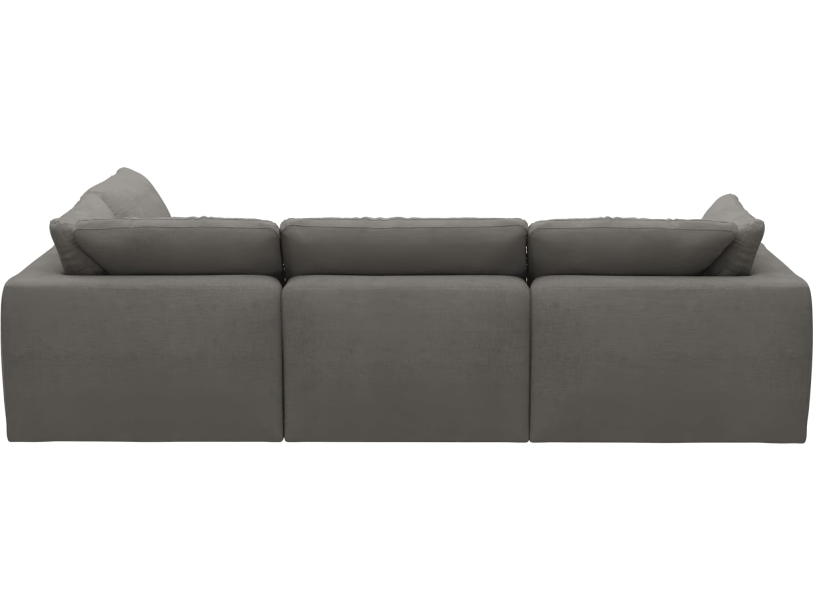 Cloud Deep Isla Soft Grey Modular Sofa - 5 Piece color Isla Soft Grey