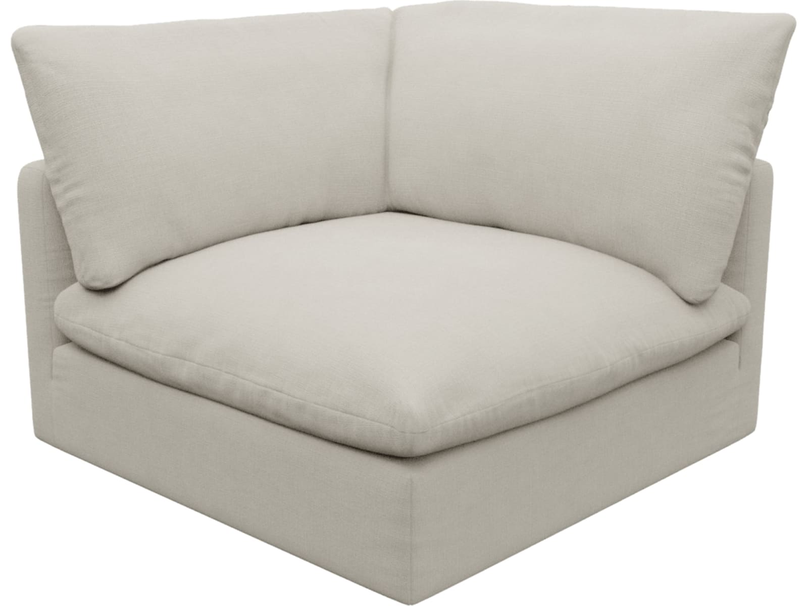 Willow Toorak Pearl Corner Sofa Module color Toorak Pearl