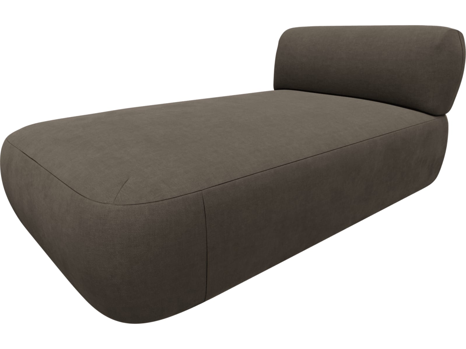 Beckett Muse Mink Sofa Module Chaise color Muse Mink