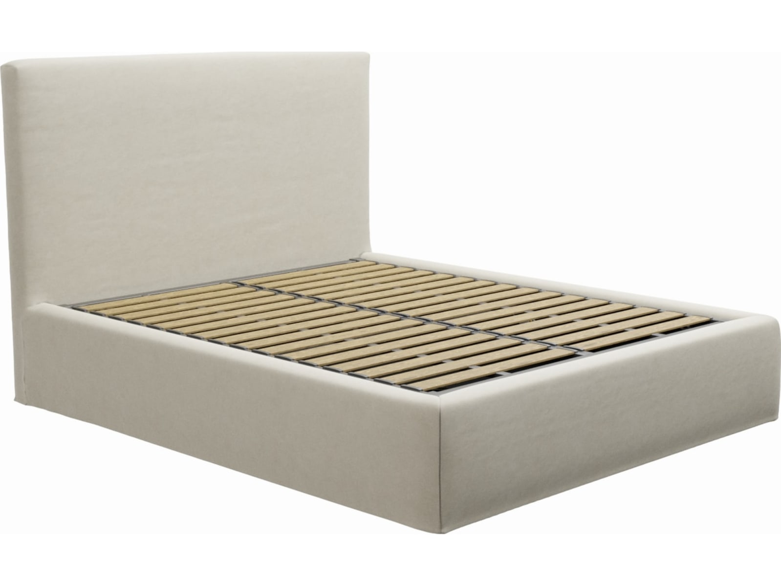 Willow Gas Lift Bed Muse Flax color Muse Flax