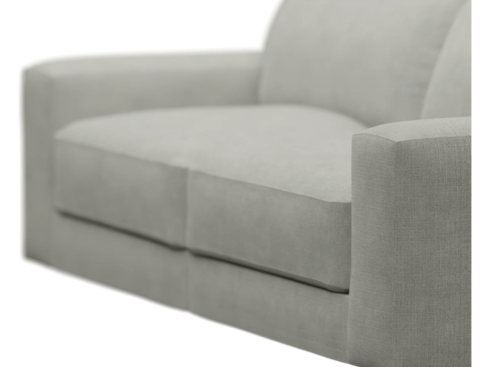 Monica Toorak Pebble Sofa - 2 Seater color Toorak Pebble