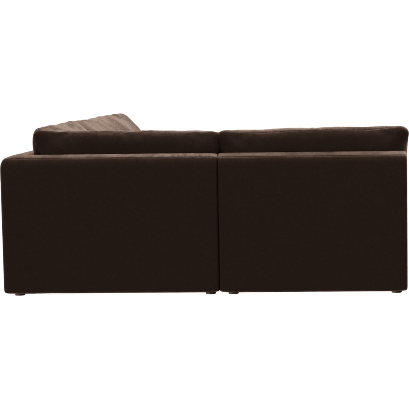 Ludlow Muse Chocolate Sofa - 4 Seater LAF Terminal color Muse Chocolate