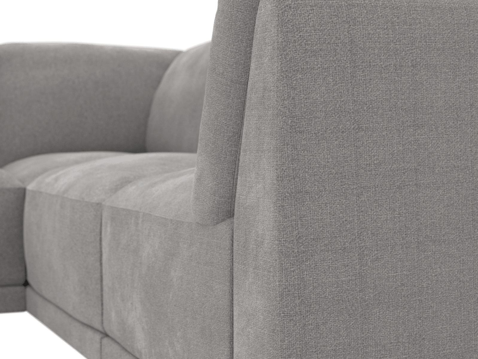 Emily Modular Sofa Toorak Pebble - 5 Piece color Toorak Pebble