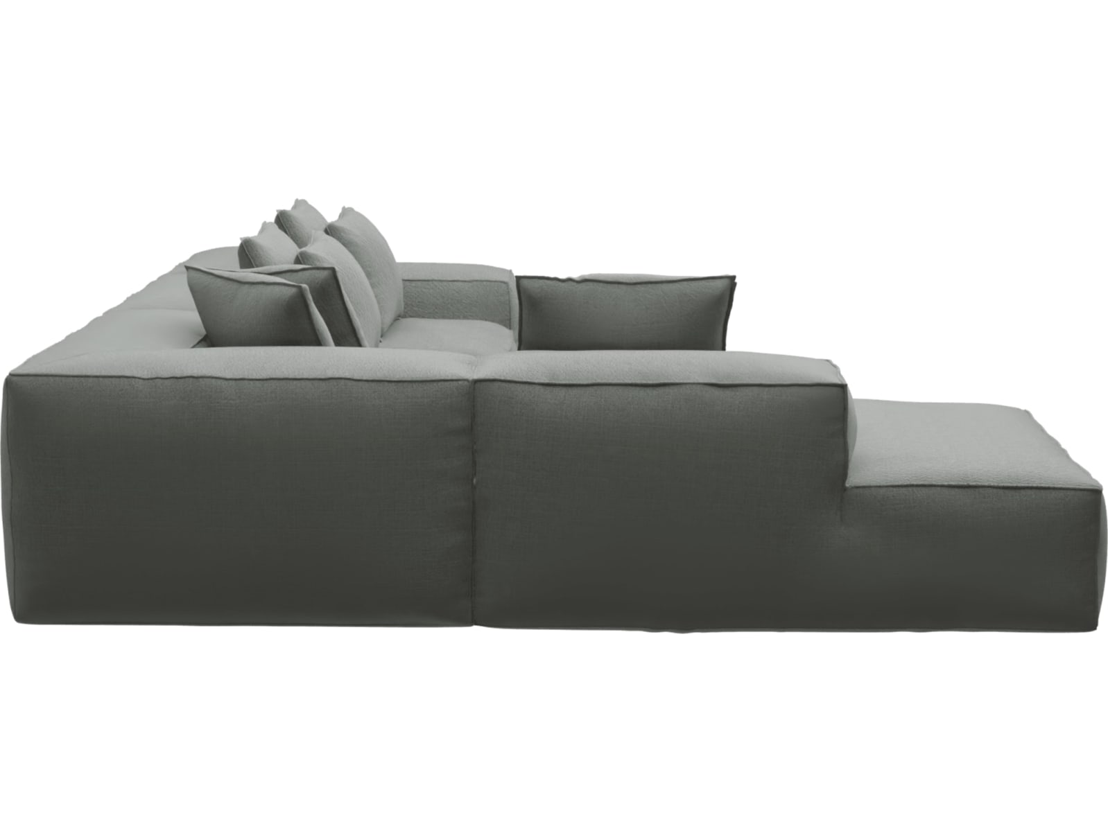 Riley Tribute Storm Modular Sofa - Arm, 2x Armless, Corner, Left Terminal color Tribute Storm